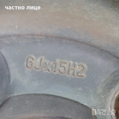 Джанти 5Х100 за Голф 4,Шкода ,Сеат,Ауди А3 15 цола, снимка 3 - Гуми и джанти - 50367061