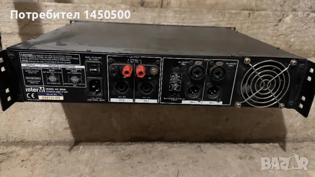 Усилвател Inter M500, снимка 4 - Ресийвъри, усилватели, смесителни пултове - 48453706