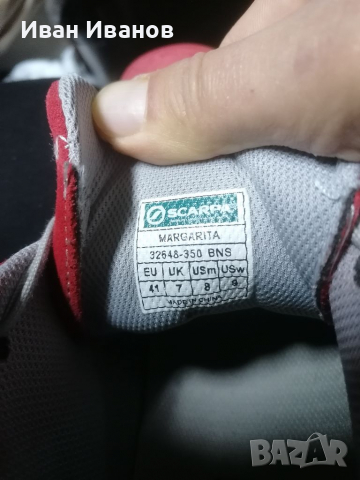 туристически обувки Scarpa Margarita Casual номер 41, снимка 2 - Други - 36139147