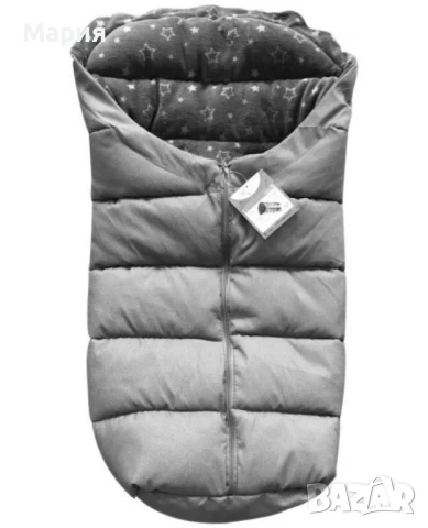 Термочувалче за количка Cangaroo - Cuddle, сиво