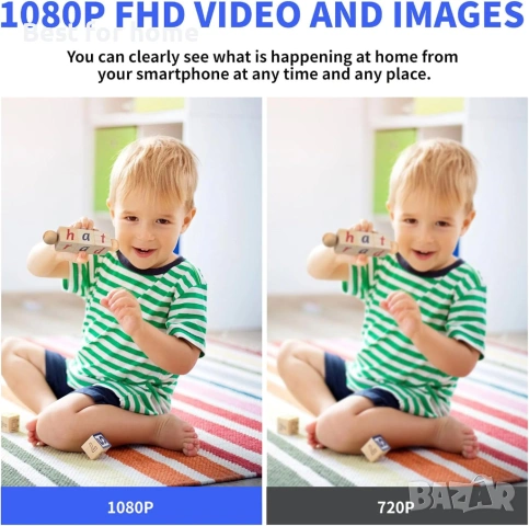 2K 4MP Охранителна WiFi Камера Hiseeu – 360° Въртяща се, Цветно нощно виждане и AI Проследяване, снимка 7 - HD камери - 53165455