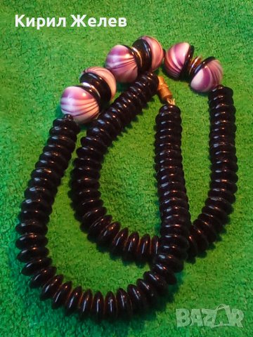 ВИНТИДЖ КРАСИВО КОЛИЕ ВЕНЕЦИАНСКА АРТ КЕРАМИКА 16578, снимка 9 - Колиета, медальони, синджири - 30691352