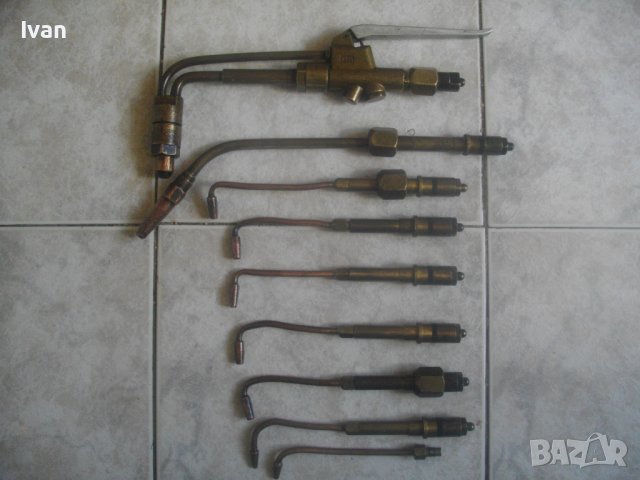 PEGO-Профи Комплект Горелка/Резак+8 Контактни Дюзи/Накрайници-Газово Рязане/Заваряване-Нидерландия-N