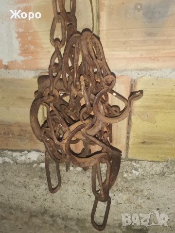 Старинни ковани  букаи-белезници, снимка 3 - За селскостопански - 39204889