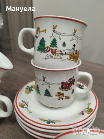 Коледен троен сет , снимка 7 - Чаши - 43239180