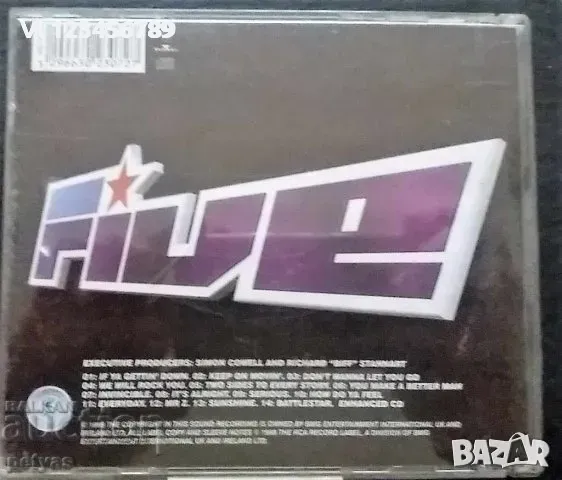 СД - Five (5ive) - Invincible CD, снимка 2 - CD дискове - 49183783