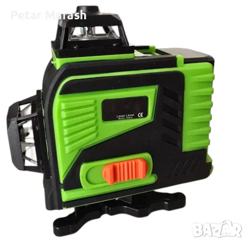 4D Самонивелиращ Лазерен Нивелир с Зелен Лъч + Тринога 1,6м и Комплект Аксесоари, снимка 2 - Измервателни инструменти - 50358530