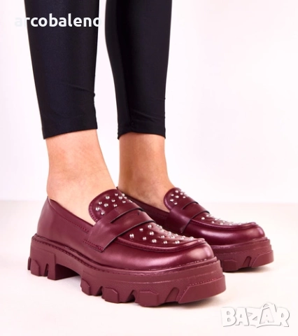 Дамски мокасини с шипове Memolis, 2цвята , снимка 4 - Дамски ежедневни обувки - 52128688