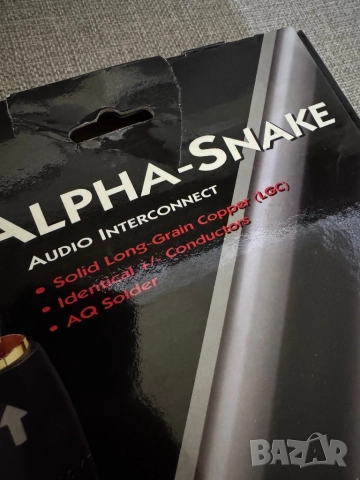 Audioquest Cinema Quest Alpha-Snake Interconnect RCA РЦА кабели чинчове, снимка 3 - Други - 52194620