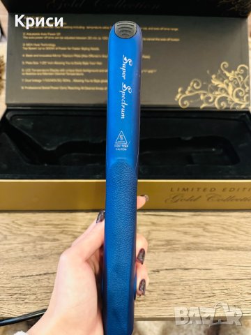 Професионална преса за коса Iso Beauty Gold Collection Limited Edition, снимка 5 - Преси за коса - 43172640