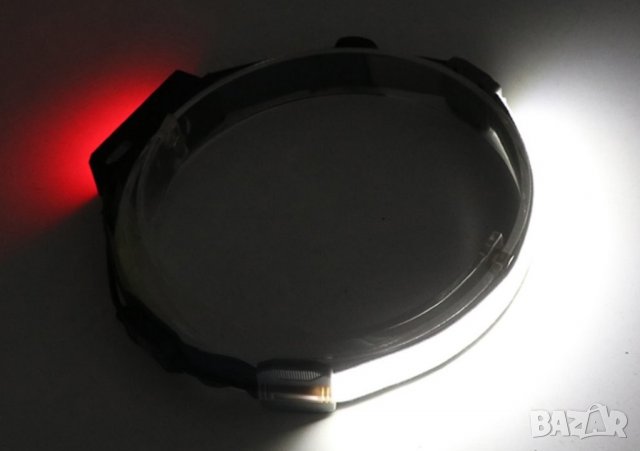 Влагозащитен акумулаторен LED челник тип лента, снимка 2 - Къмпинг осветление - 36708999