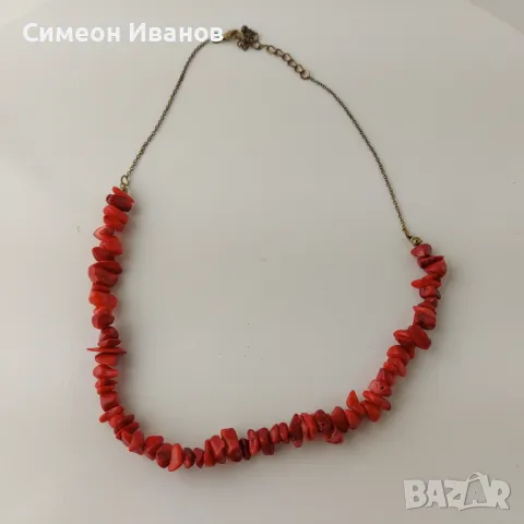 Интересен гердан червен корал  #5741, снимка 1