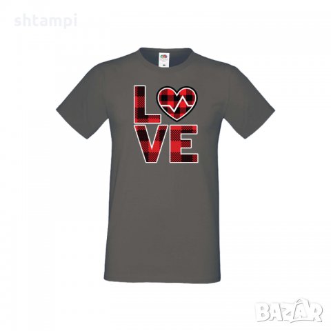 Мъжка тениска Свети Валентин Love 3, снимка 4 - Тениски - 35649916