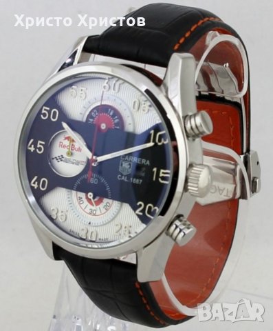 Мъжки луксозен часовник Tag Heuer Carrera Red Bull, снимка 2 - Мъжки - 32960550