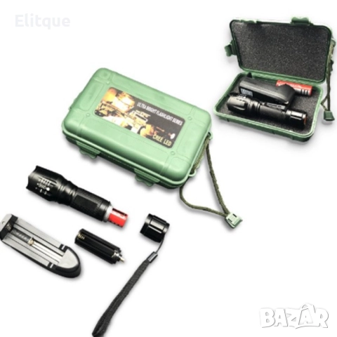 Фенерче Т6 (GD-188)  , телескопично, светодиодно, с алуминиев корпус FL25, снимка 2 - Други - 52806415