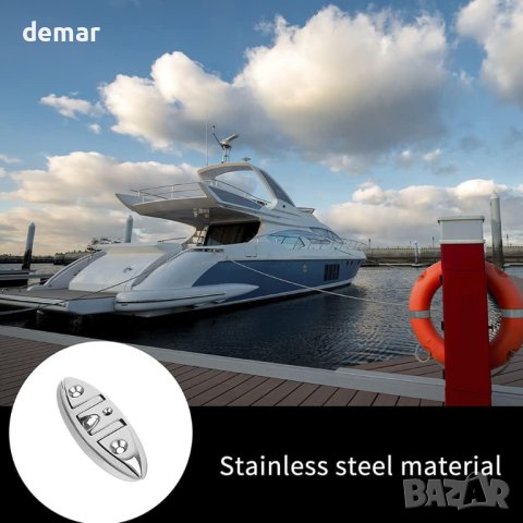 Niciksty 15 см сгъваема закопчалка за лодка Flip-up док закопчалка, снимка 5 - Други спортове - 43204183