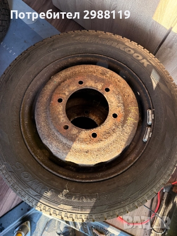 6 бр. Джанти с Гуми за Форд Транзит.Двойна Гума