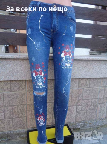 Minnie Mouse Дамски Дънки Мини Маус Код SV-26