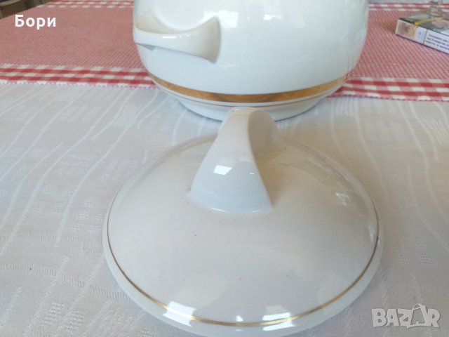 Български порцелан супник купа, снимка 8 - Чинии - 33680141