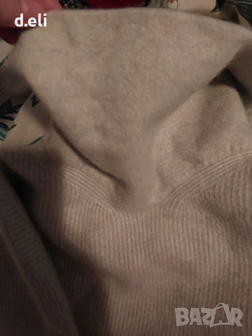 IRIS VON ARNIM Original Size M 100% Кашмир Страхотен поло пуловер, снимка 10 - Блузи с дълъг ръкав и пуловери - 51716811