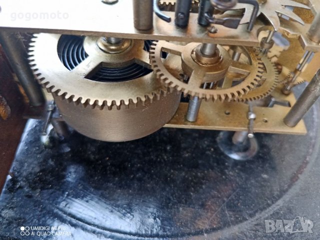 часовник "JUNGHANS" +махало+ключ Стар, ретро винтидж арт старинен античен стенен часовник, маховик , снимка 14 - Антикварни и старинни предмети - 37477488