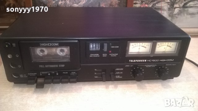 TELEFUNKEN HC1500 HIGH COM-HIFI DECK-ВНОС ХОЛАНДИЯ, снимка 5 - Декове - 27790261