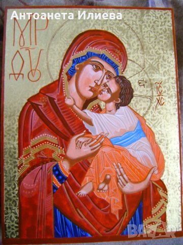Икона Св. Мина, снимка 5 - Икони - 20837968