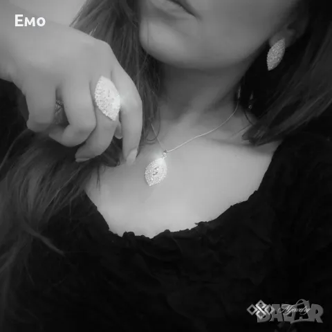 Лускозен дамски комплект бижута с кристали от 3 части - AURORA, снимка 3 - Бижутерийни комплекти - 48172663