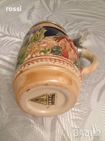 Vintage."GERZ" W.Germany. Красива релефна халба 200 мл. Нова., снимка 10 - Антикварни и старинни предмети - 36603266