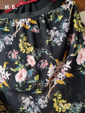 Дълга пола с цепка H&M, снимка 3 - Поли - 48311471