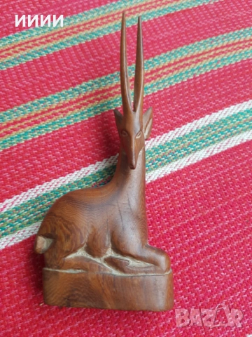 Статуетка фигурка легнала антилопа, снимка 2 - Статуетки - 52573172
