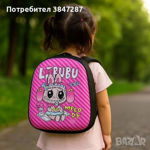 Детски раници Labubu – удобство, стил и настроение за всяко дете, снимка 7 - Раници - 51351013