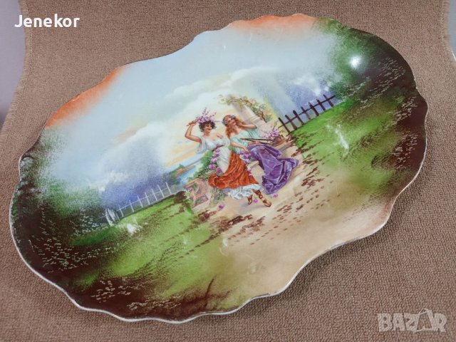 Винтидж голямо плато Limoges. , снимка 8 - Антикварни и старинни предмети - 40627419