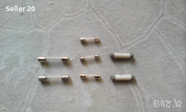 Стъклени предпазители бушони бушончета за ел уреди техника