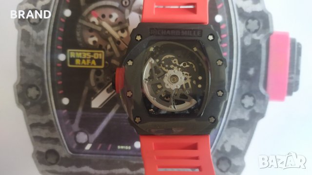 Уникален RICHARD MILLE Rafael Nadal RM35-02 TPT® механичен клас 6А+, снимка 12 - Мъжки - 35423645