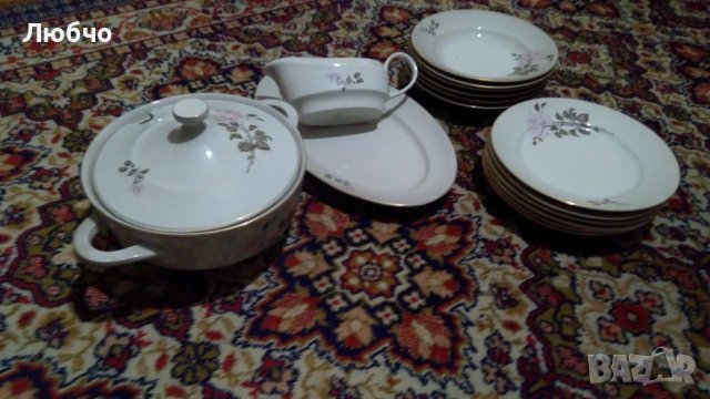 Стар порцеланов сервиз за хранене  , снимка 4 - Други ценни предмети - 38574324