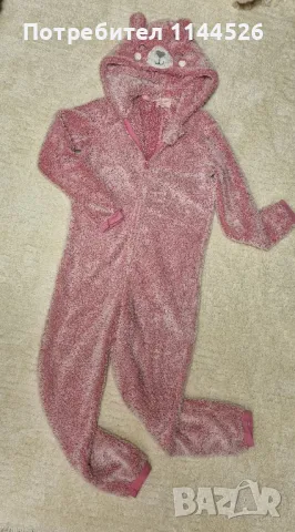 Домашен пухкав гащеризон за момиче  10-12г.