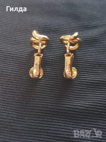 Обеци тип клипс Christian Dior налични, снимка 2 - Обеци - 51614526