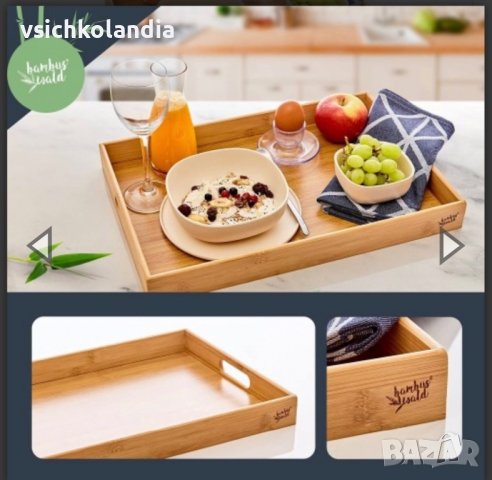 Бамбуков поднос Bambuswald (код продукт 289), снимка 3 - Други - 39337229