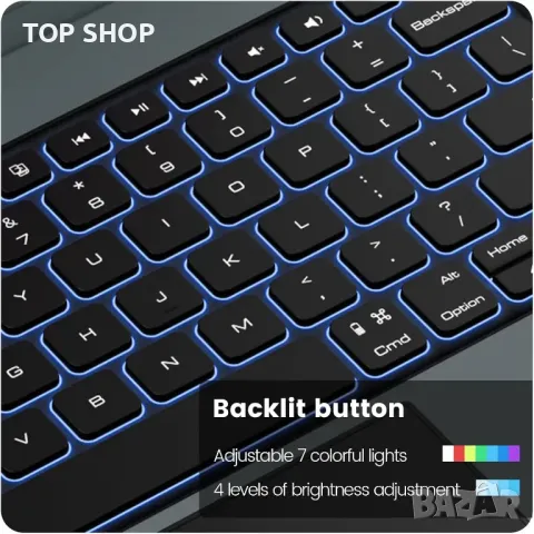 Nillkin за iPad Air 13 инча калъф с клавиатура(M2, 2024),iPad Pro 12.9, снимка 3 - Таблети - 49937973