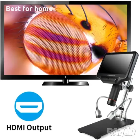 Andonstar AD407 3D HDMI цифров микроскоп, снимка 6 - Други инструменти - 49414129