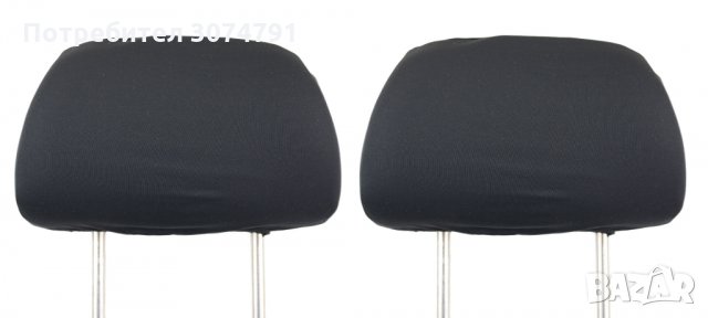 Комплект Калъфки за Облегалките за глава на Кола Бус Автомобил бели/черни 2 броя, снимка 5 - Аксесоари и консумативи - 32952104