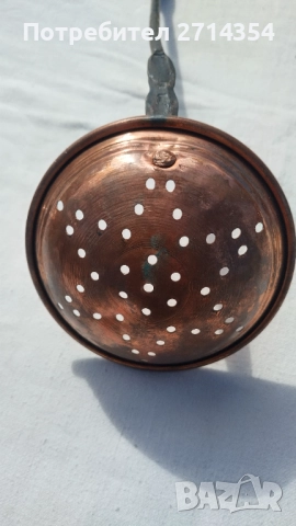 Решетъчен черпак  , снимка 4 - Антикварни и старинни предмети - 51962480