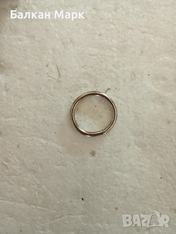 Метални никелирани халки/пръстени за пердета – 20x26 мм – 100 бр., снимка 2 - Други - 51276572