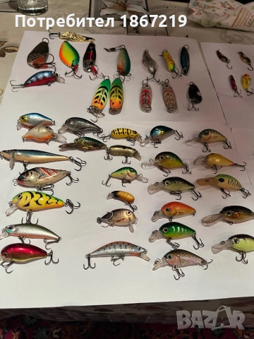 Воблери,блесни ,и силикони за риболов