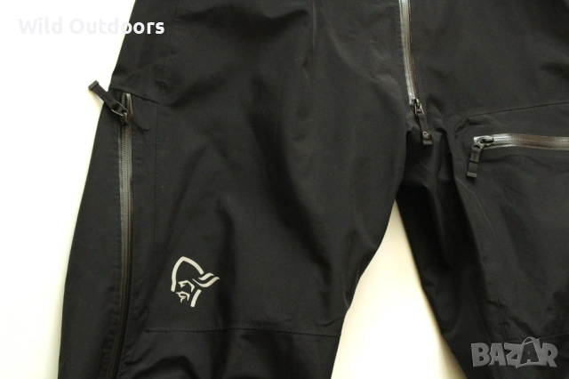 NORRONA Trollveggen Gore-tex pro bibs - мъжки туринг панталон, размер L, снимка 3 - Спортни дрехи, екипи - 52817225