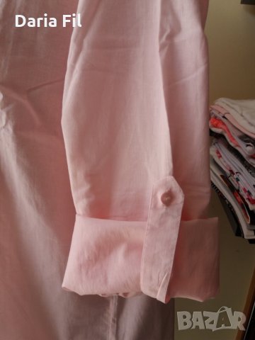 ПРОМО!! УНИКАЛНО КРАСИВА РИЗА/БЛУЗА в розово с дантела 2ХЛ/3ХЛ размер, снимка 4 - Ризи - 28696846