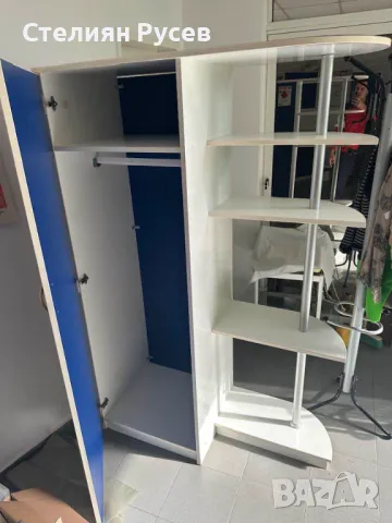 020433  шкаф с рафтчета / портманто / гардероб 180см -цена 150 лв - здрава мдф плоскост 18 мм / 180 , снимка 3 - Шкафове - 49744660