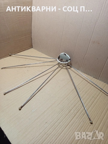 Соц Стара Стенна Закачалка Простир С Емайлирана Основа. НОМЕР 641., снимка 6 - Антикварни и старинни предмети - 53387336