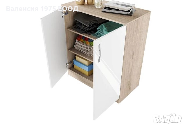 Скрин Сити 3009 сонома, орех или комбинация бяло/ сонома, снимка 11 - Скринове - 20978619